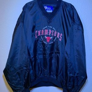 Vintage 4 Time Champions Chicago Bulls Jacket